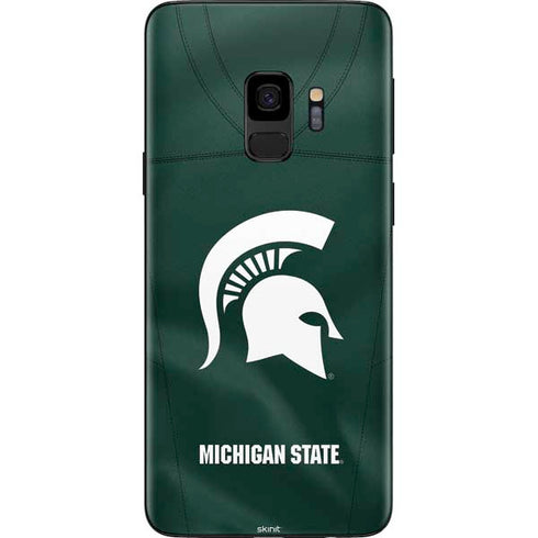Michigan State University Green Jersey Galaxy S9 Skin